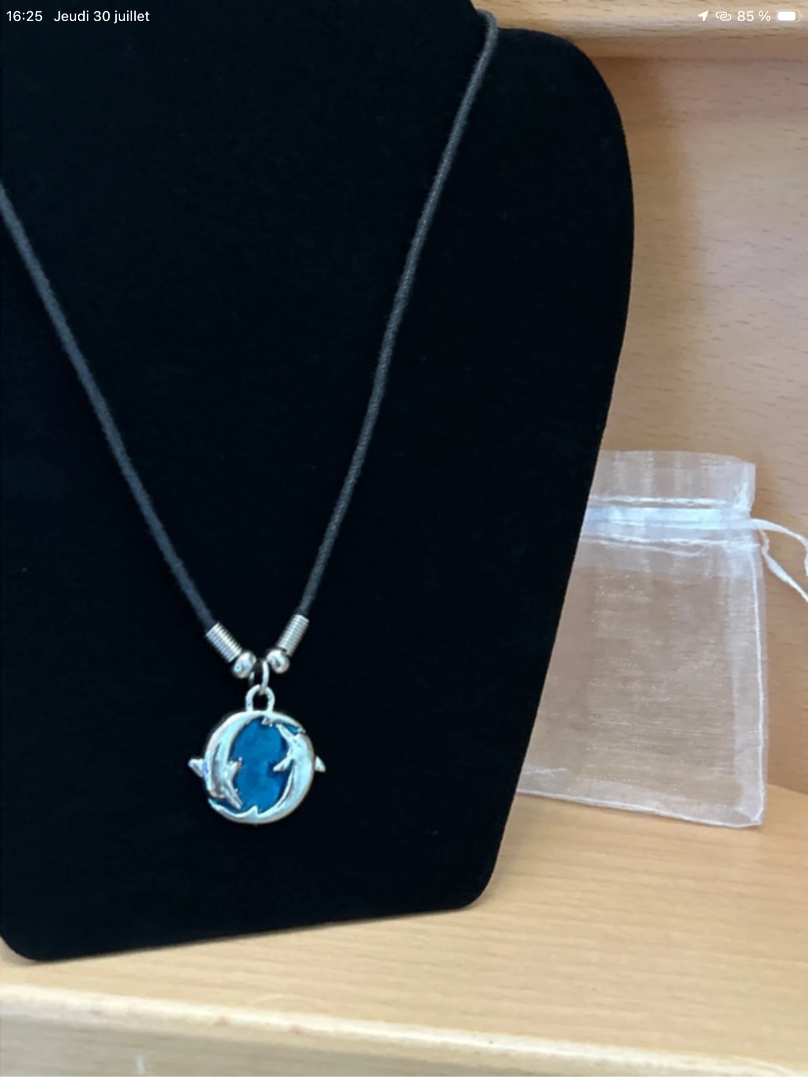 Collar y colgante de parejas de delfines 🐬 – photo 5